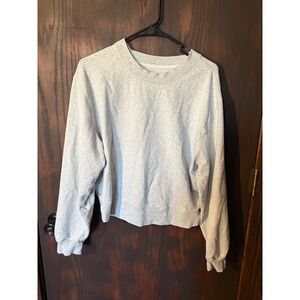 Abercrombie & Fitch Soft A&F Collection Grey Crewneck Sweatshirt Womens Medium